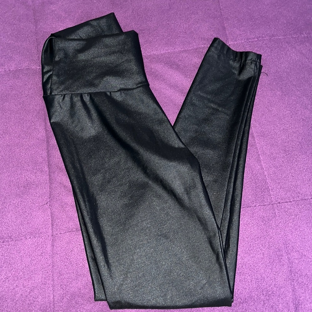 leather leggings, size small